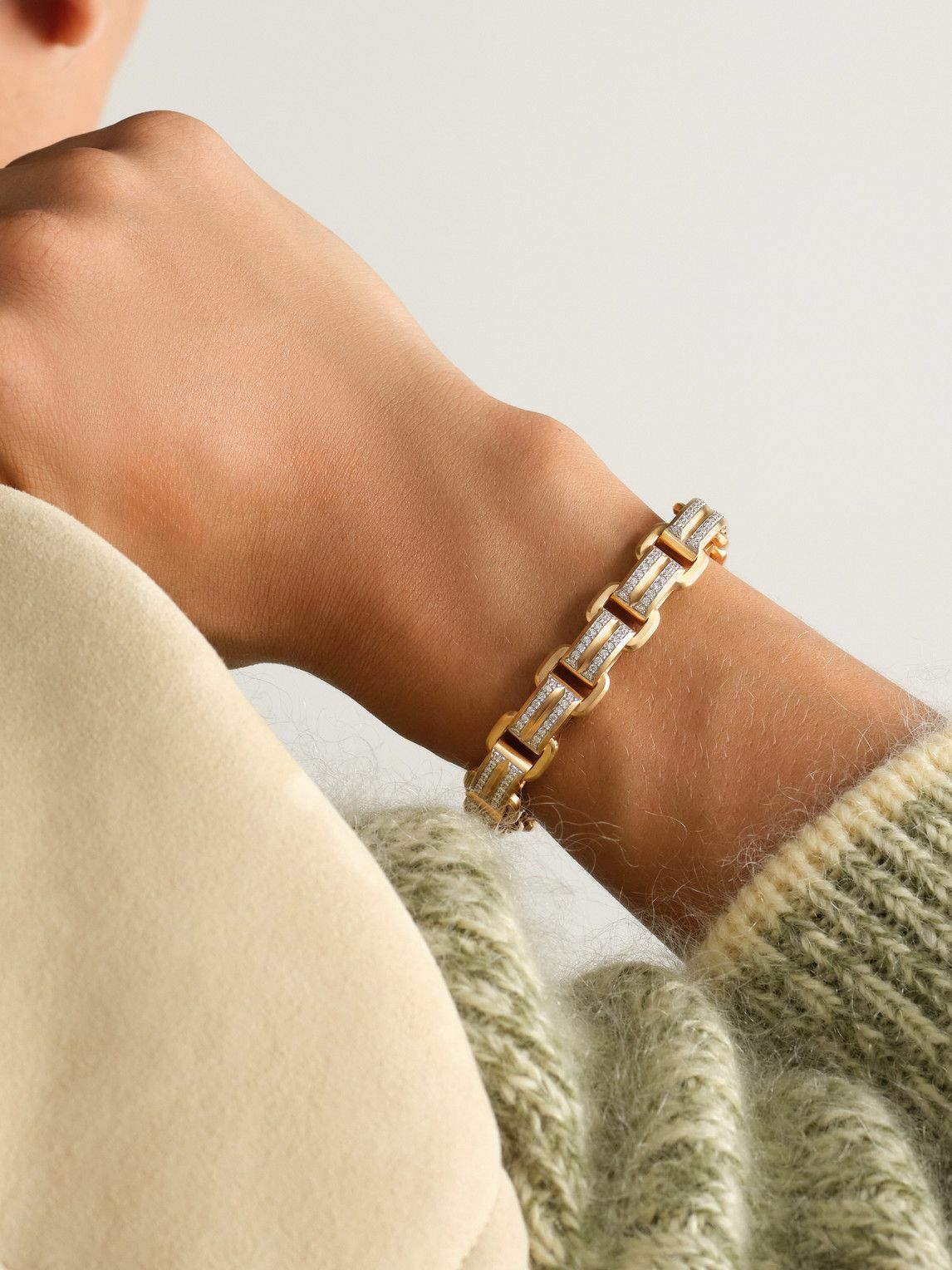 David Yurman - Streamline® 18-Karat Gold Diamond Chain Bracelet - Gold