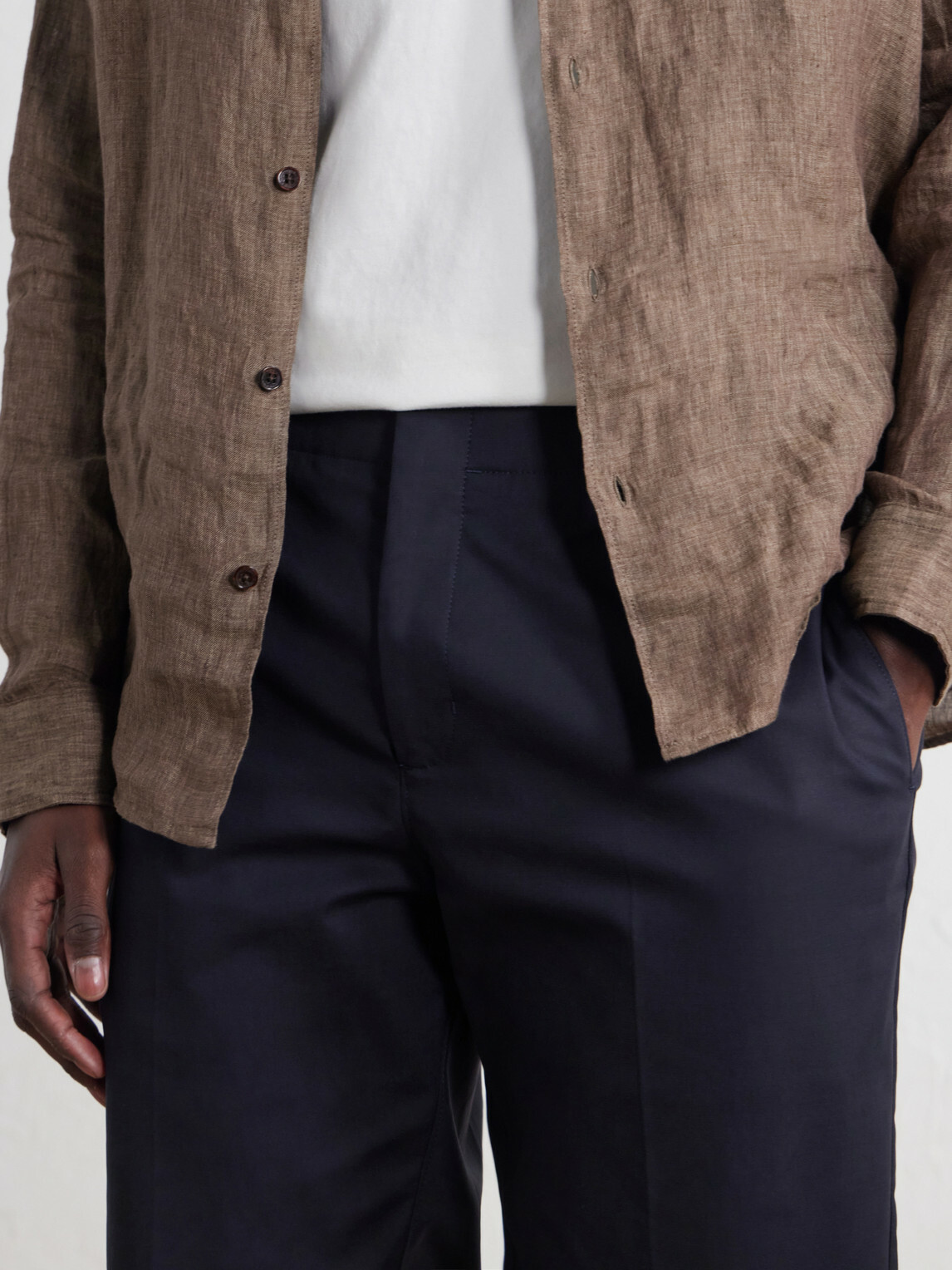 Orlebar Brown - Ray Straight-Leg Cotton-Blend Trousers - Blue