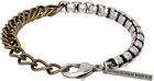 Dries Van Noten Silver & Gold Chain Bracelet