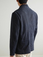 Mr P. - Suede Blazer - Blue