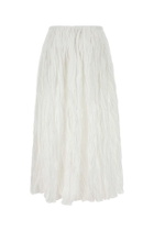 Co White Polyester Blend Skirt
