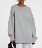 Extreme Cashmere N°315 Sweat cashmere-blend sweatshirt