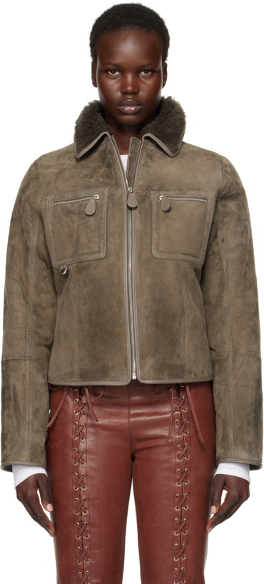 Photo: Saks Potts Taupe Felix Shearling Jacket