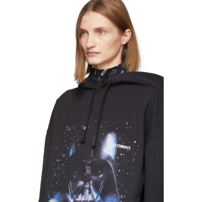 VETEMENTS Black STAR WARS Edition Dark Side Hoodie