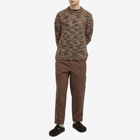 Folk Men's Crinkle Drawcord Assembly Trousers in Ash Brown