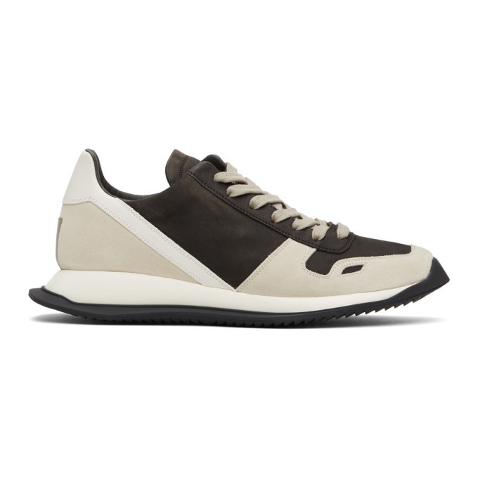 Photo: Rick Owens Brown Runner Lace-Up Sneakers