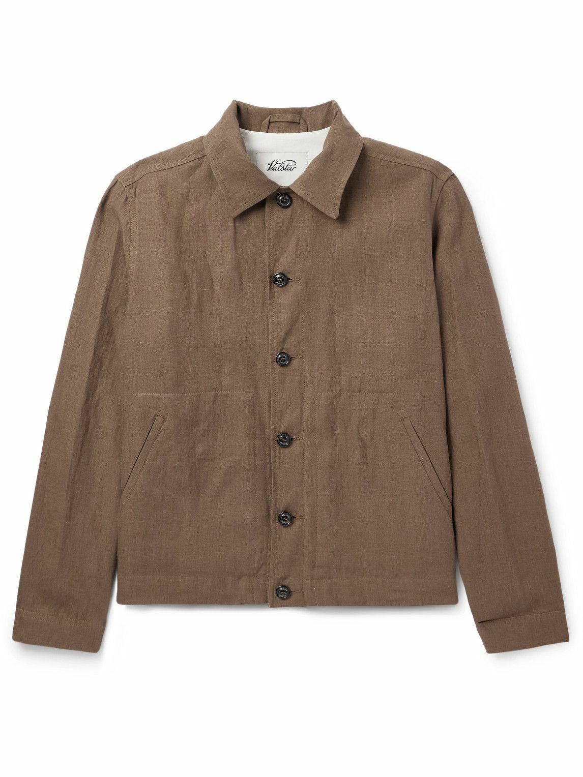 Valstar - Miyagi Convertible-Collar Cotton Overshirt - Brown