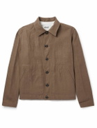 Valstar - Miyagi Convertible-Collar Cotton Overshirt - Brown