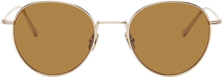 Photo: TOTEME Gold 'The Rounds' Sunglasses