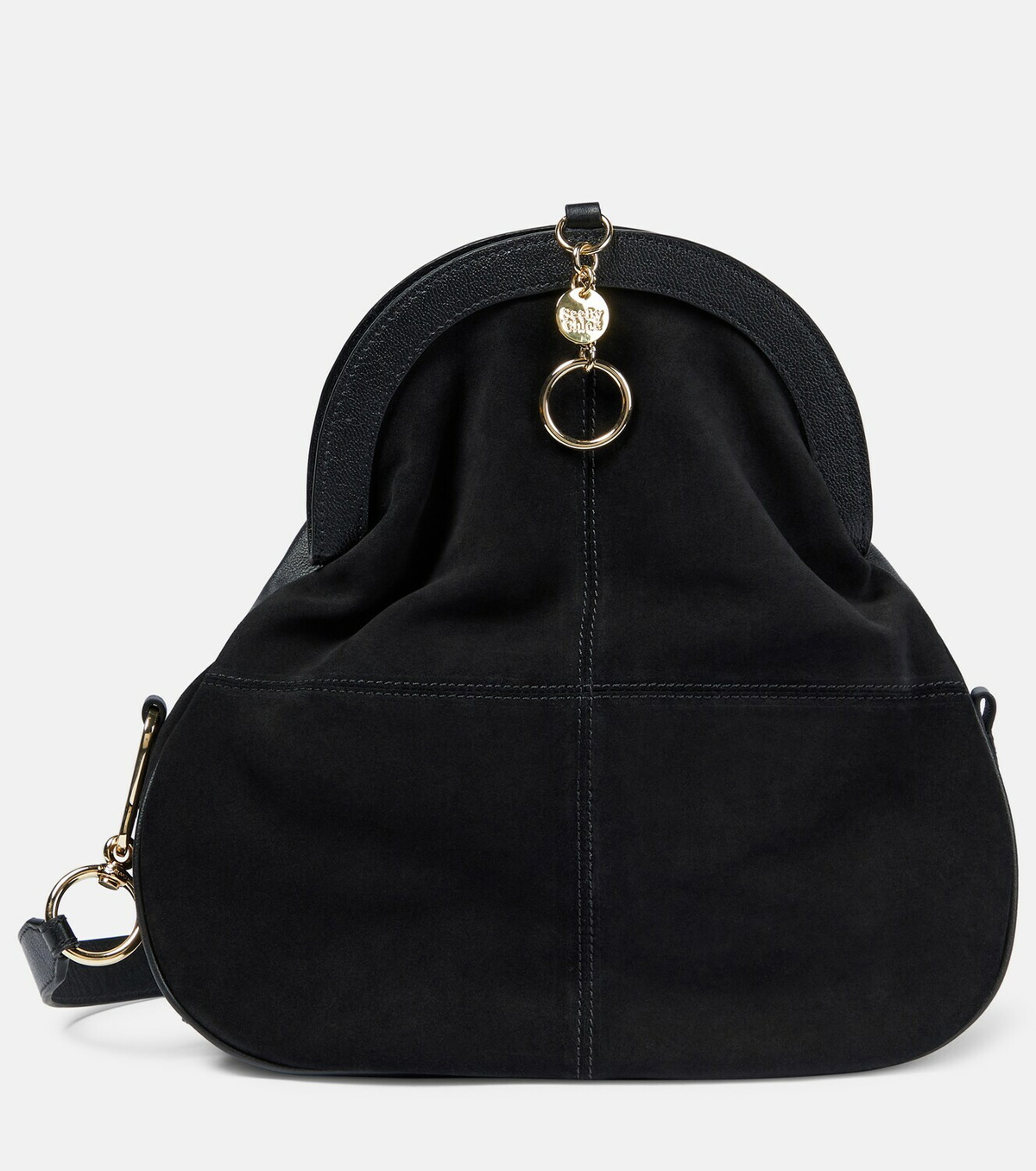 See By Chloé Mara Small suede and leather crossbody bag