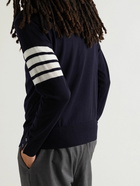 Thom Browne - Striped Merino Wool Sweater - Blue