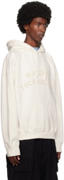 Story mfg. White Geo Hoodie