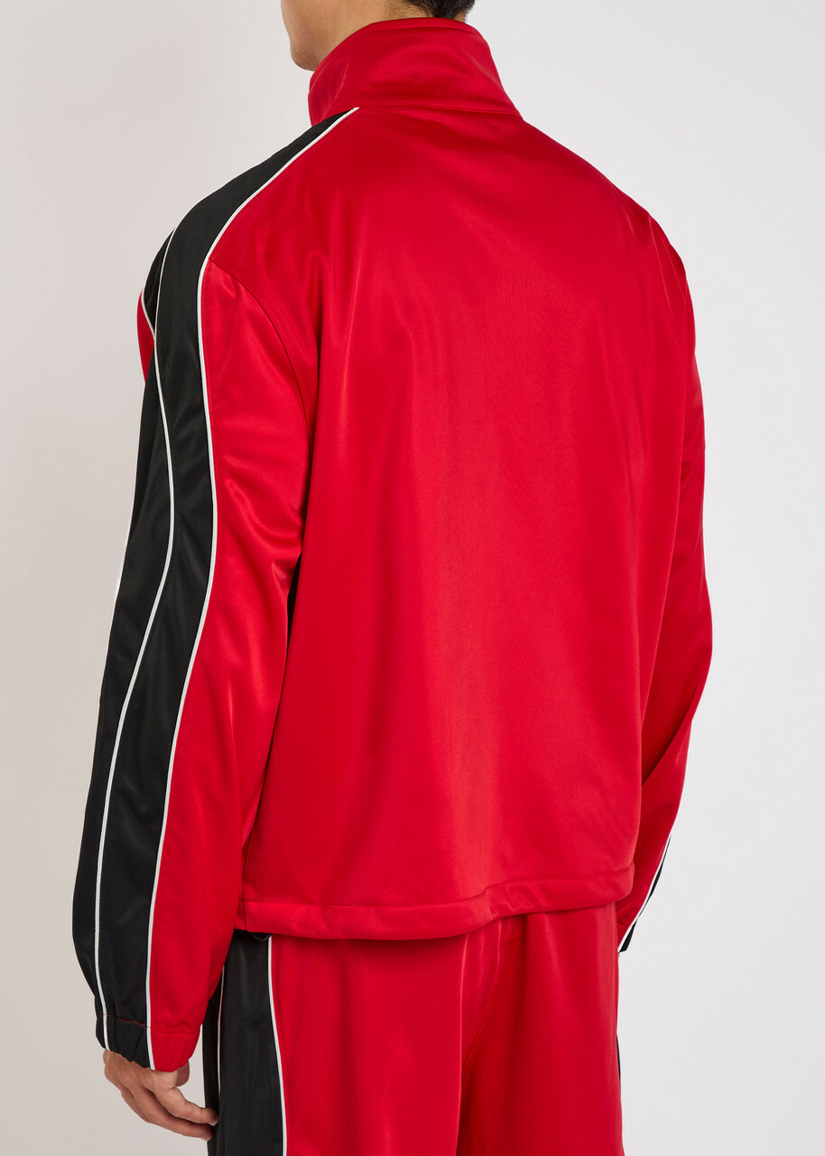 Nahmias Logo-embroidered Jersey Track Jacket Red