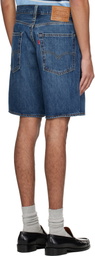 Levi's Blue 468 Stay Loose Denim Shorts