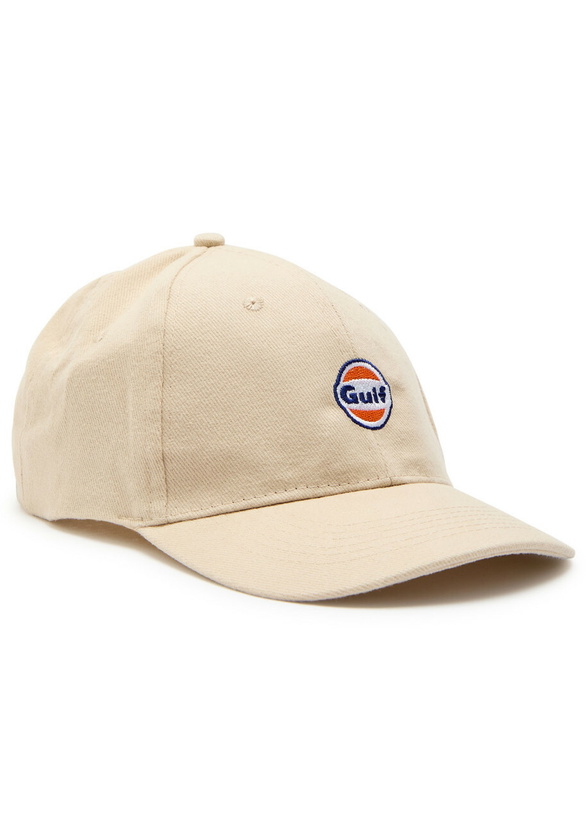 Photo: AN-Y1 Gulf Embroidered Canvas cap - Ecru - One Size