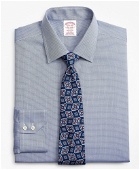 Brooks Brothers Men's Madison Relaxed-Fit Dress Shirt, Non-Iron Check | Navy