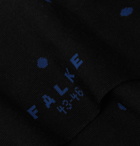 FALKE - Polka-Dot Fil d'Ecosse Cotton-Blend Socks - Black