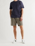 MR P. - Cotton and Linen-Blend Twill Drawstring Shorts - Green
