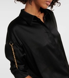 Loewe Chain silk satin shirt