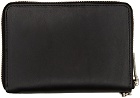 Yohji Yamamoto Black Zip Wallet