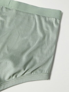 Zimmerli - Sea Island Cotton Boxer Briefs - Green