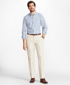 Brooks Brothers Men's Clark Fit Linen and Cotton Chino Pants | Oatmeal