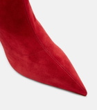 Christian Louboutin Miss Z 100 suede over-the-knee boots