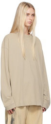 Acne Studios Taupe Faded Long Sleeve T-Shirt