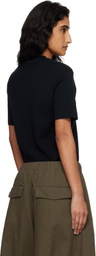 Entire Studios Black Slim Knit T-shirt
