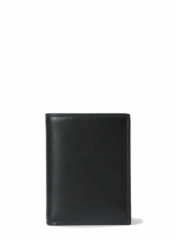 Photo: Comme des Garçons Wallet - Classic Print Bifold Wallet in Black