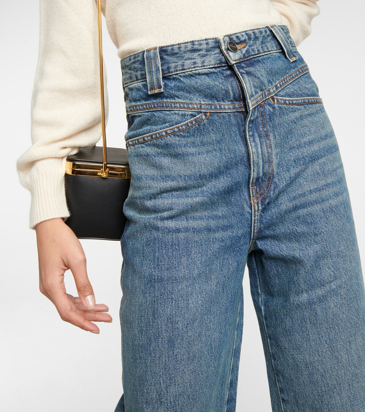 ケイト　デニム　KHAITE PREEN BLUE DENIM PANTS 25 ケイト デニム KHAITE PREEN BLUE DENIM PANTS 25 Khaite Preen