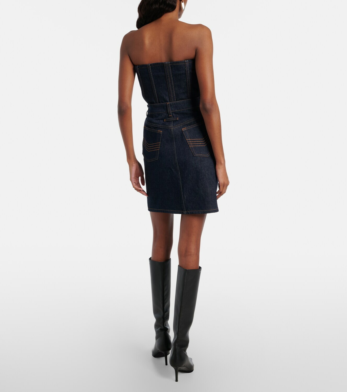 Jean Paul Gaultier Denim miniskirt