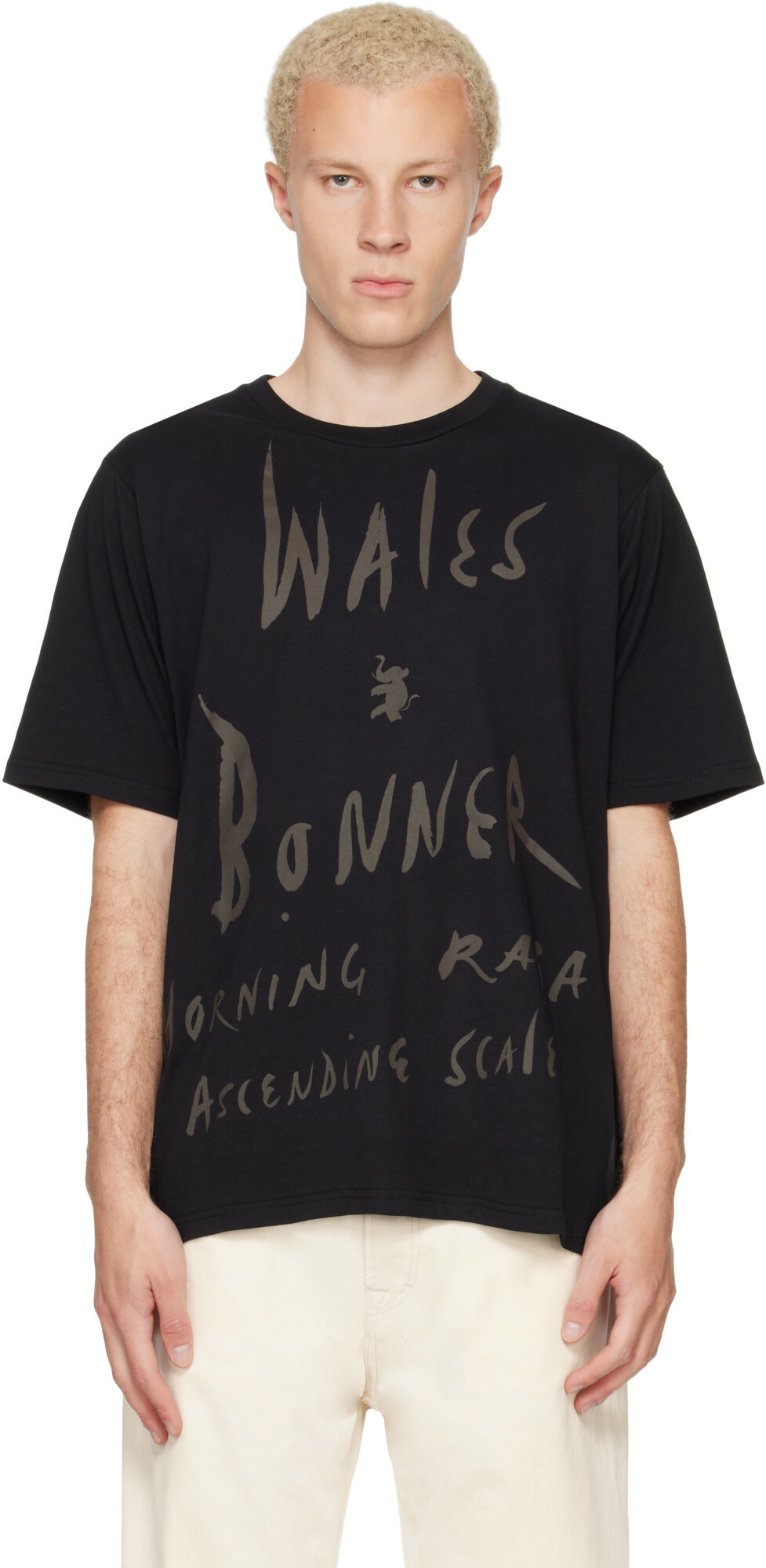 Wales Bonner Blue adidas Originals Edition T-Shirt Wales Bonner