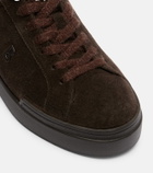 Bogner Hollywood 32 shearling-lined suede sneakers