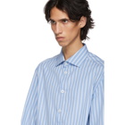 Gucci Blue Striped Alessandro Shirt