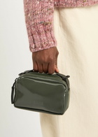 Rains Box Micro Coated Rubberised Cross-body bag - Dark Green - One Size