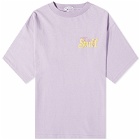 Flagstuff Men's Cover Logo T-Shirt in Purple