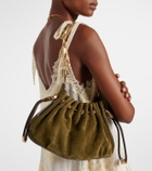 Zimmermann Halcyon suede shoulder bag