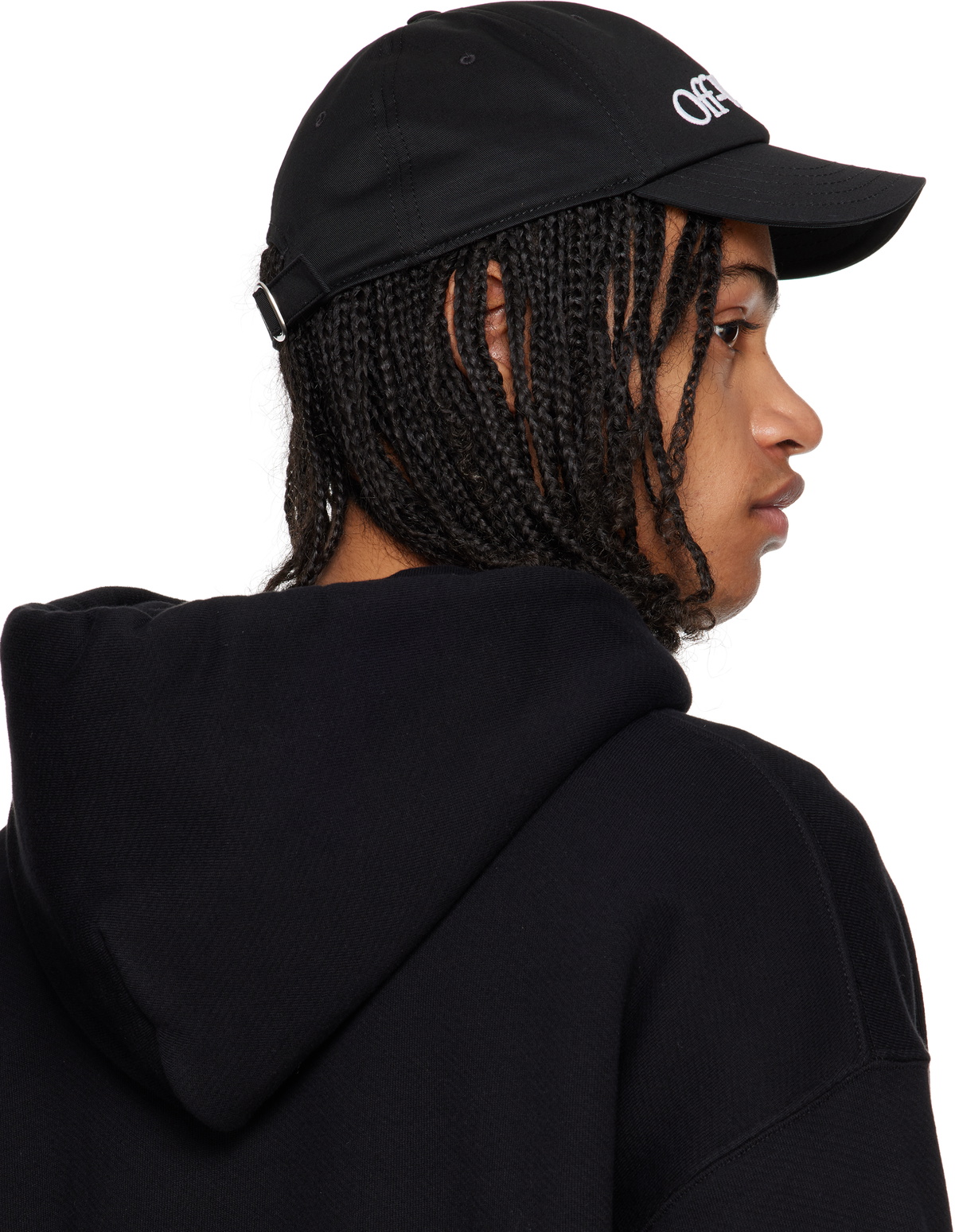 Off-White Black Drill Bookish Baseball Cap