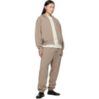 Fear of God ESSENTIALS Beige Classic Zip-Up Hoodie