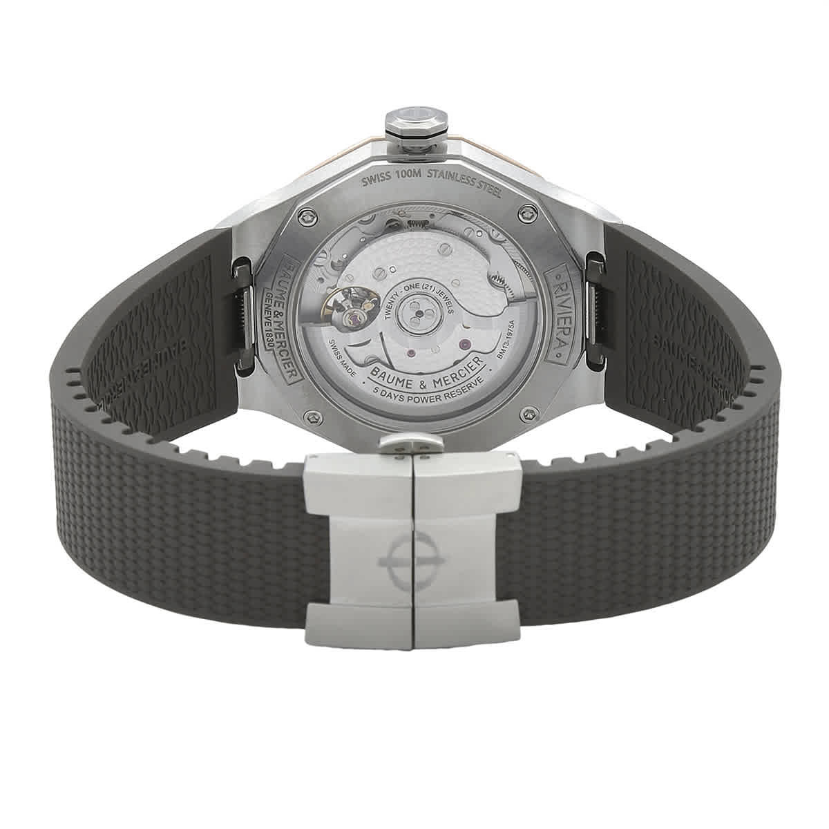 Baume et Mercier Riviera 1020 Automatic Smokey Grey Dial Unisex Watch M0A10720