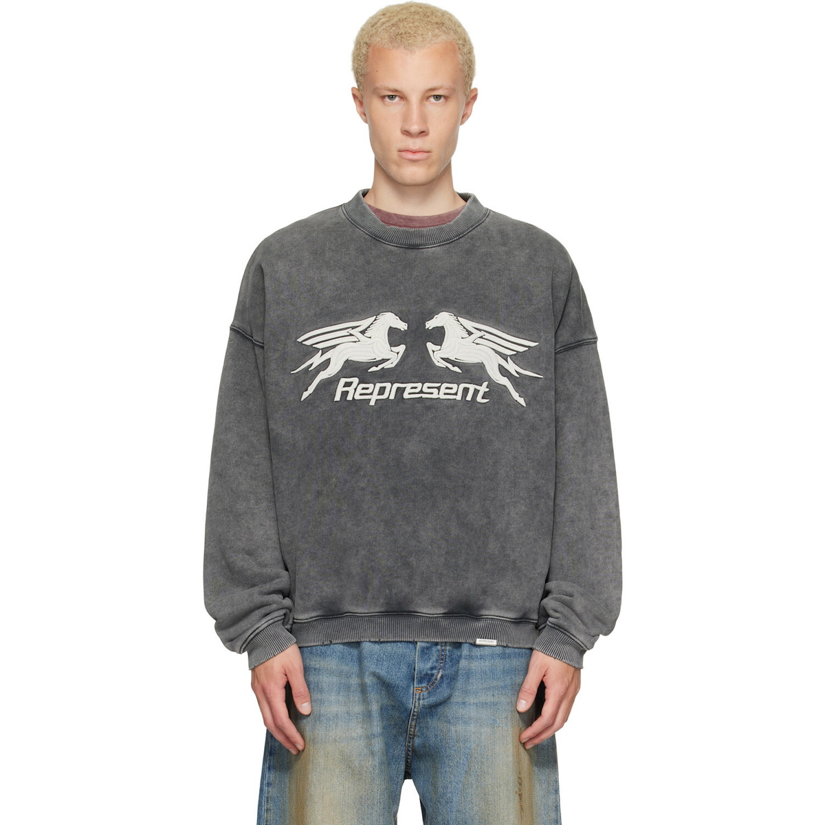 Represent Gray Pegasus Sweatshirt