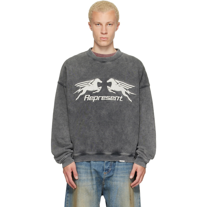 Photo: Represent Gray Pegasus Sweatshirt