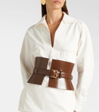 Max Mara Bustier175 leather belt