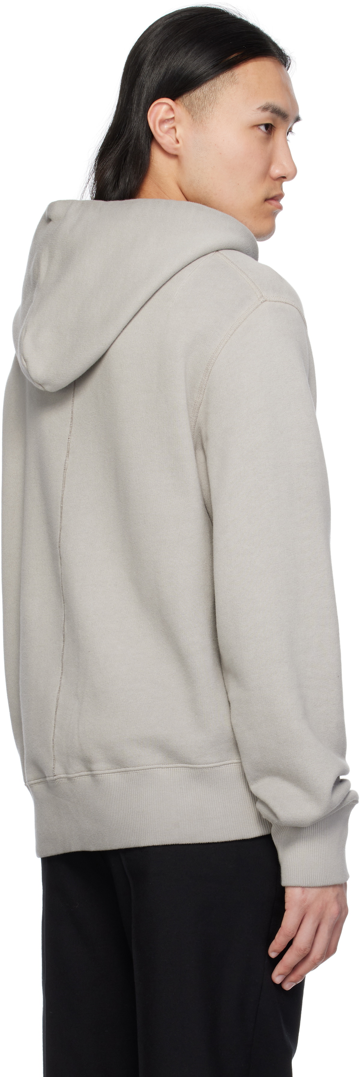 rag & bone Gray Damon Vintage Terry Hoodie