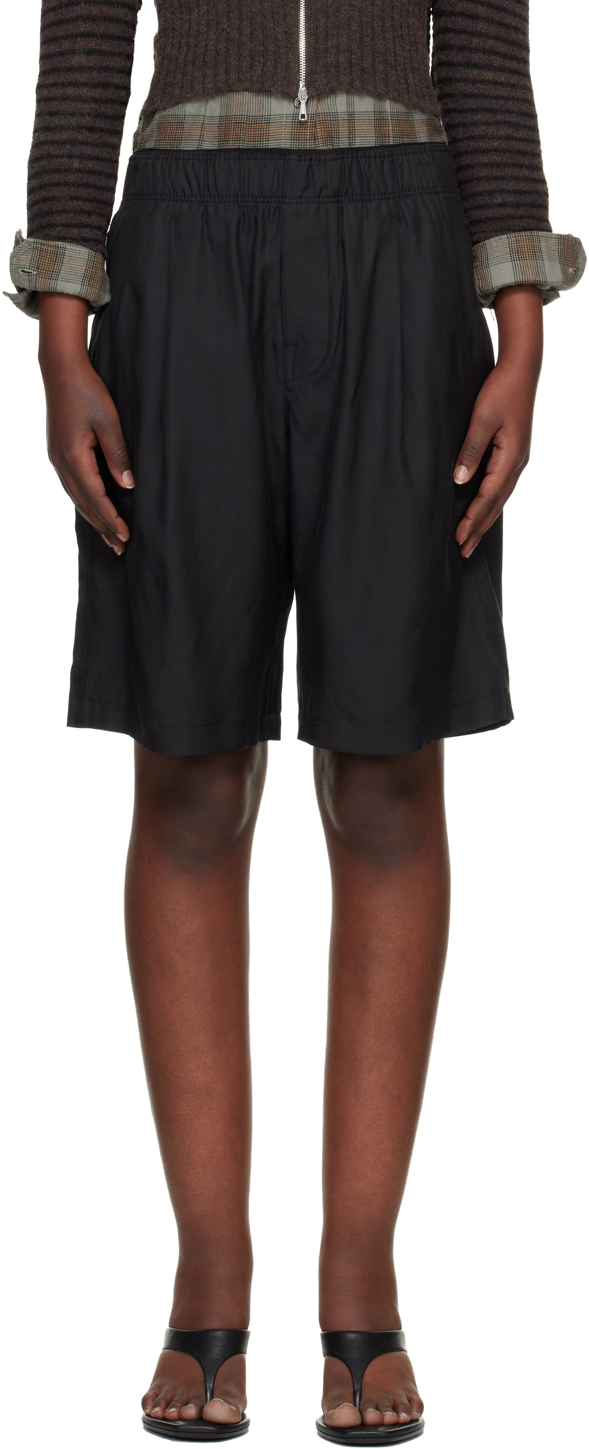 OUR LEGACY Black Leisure Shorts