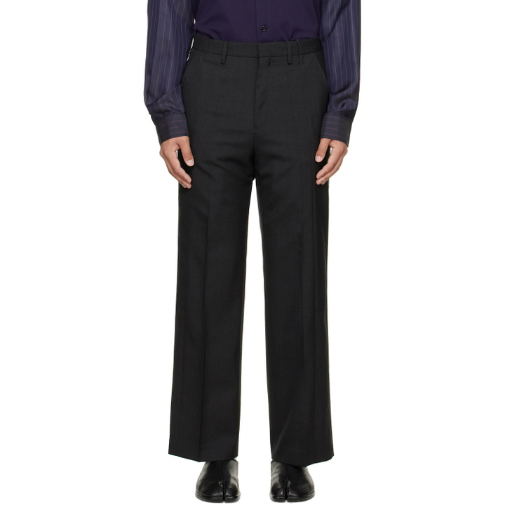 Photo: Maison Margiela Gray Regular Tailored Trousers
