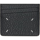 Maison Margiela Black Four Stitches Card Holder