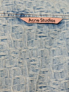 ACNE STUDIOS - Setar Monogram Cotton Denim Shirt