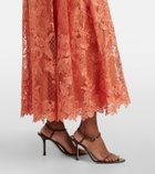 Elie Saab Embroidered lace and tulle cocktail dress